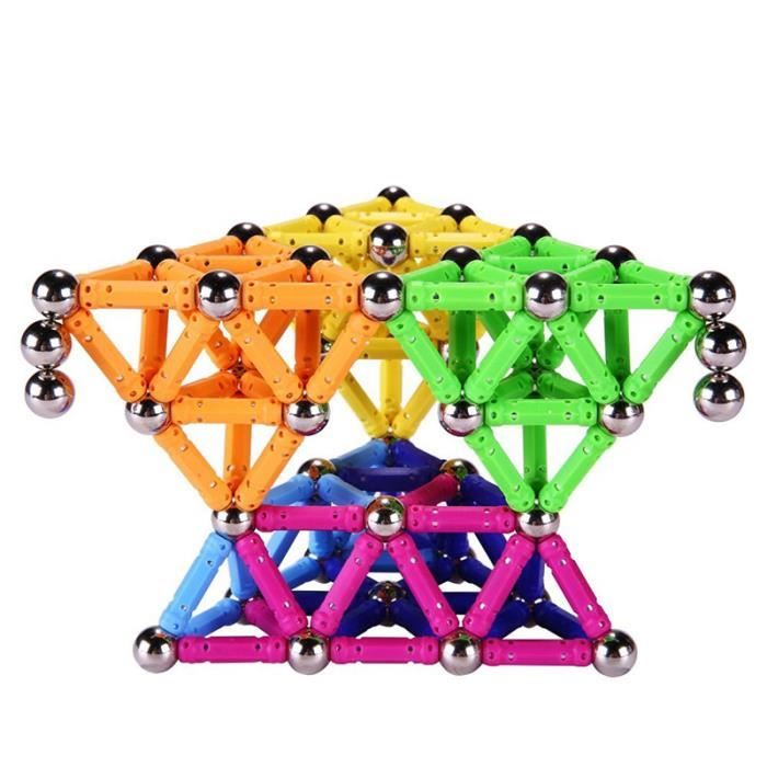 157PCS EFHH Aimant Jouet Des Barres de Métal Boules Magnétique Blocs de  Construction Jouets de Construction pour Enfants Intelligenc - Cdiscount  Jeux - Jouets