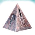 1pc pyramide égyptienne décor alliage pot d'épargne Vintage tirelire créatif cadeau d'anniversaire pour filles  TIRELIRE-2