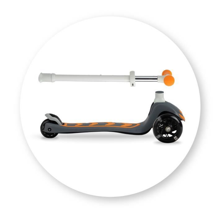 Deleven Skateboard 56cm avec Roues LED, Outil de Skate et Roulements