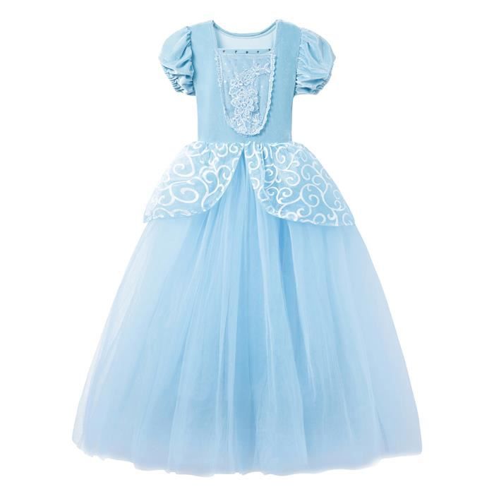 Cendrillon Robe Halloween Costume Princesse Robe Cendrillon Femmes Adultes  Deluxe Bleu Robe De Bal Princesse Robe Occasions Spéciales Robe De Soirée