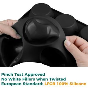 Moule à muffins en silicone, moule de cuisson en silicone, caissettes à muffins réutilisables, utilisation dans les gâteaux, pudding, crème, 6 couleurs, 12 pièces