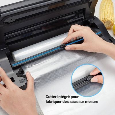 INKBIRD Machine Sous Vide Sans Fil et Rechargeble, 80Kpa Appareil Sous Vide Alimentaire avec Batterie 2000mAh | 5 Modes de Scellage, Rangement des Rouleaux et Cutter Intégré, Sacs Inclus (INK-VS06 INKBIRD Machine Sous Vide Sans Fil et Rechargeble, 80Kpa Appareil Sous Vide Alimentaire avec Batterie 2000mAh | 5 Modes de Scellage, Rangement des Rouleaux et Cutter Intégré, Sacs Inclus (INK-VS06