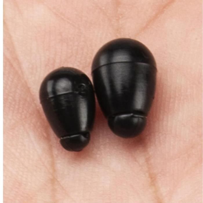 Kit De Perles Connecteur De Pêche Pineeseatile – 50 Pièces, Pour Carpe, Mangeoire, Changement Rapide De Longueur D'hameçon, Noir, Plastique