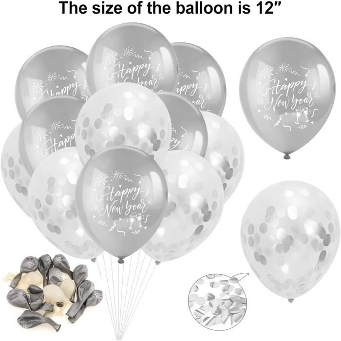 Ballon Nouvel An 2024 Or, Happy New Year 2024 Decoration Doré, Decoration  Jour De L An 2024, Décoration Bonne Annee 2024, Ac[u32] - Cdiscount Maison