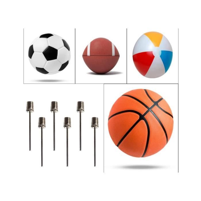 Lot De 30 Aiguilles De Pompe à Ballon En Acier Inoxydable - Double Trou, Universelles, Pour Football, Basket, Rugby, Etc.