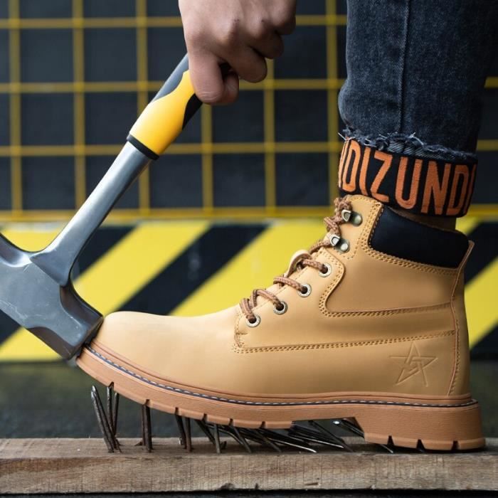 Chaussures de sécurité pour bottes d'extérieur pour hommes