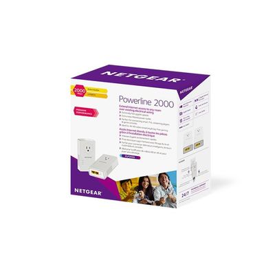 2 Courants porteurs en ligne NETGEAR pour réseau et connectivité domestique