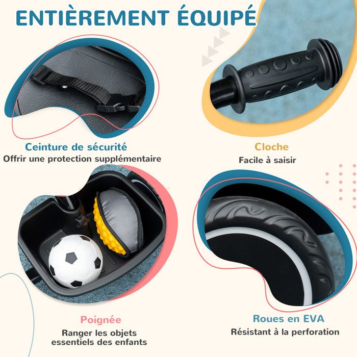 8498 Tricycle pour enfant évolutif avec siège réglable pédales 2 8498 Tricycle pour enfant évolutif avec siège réglable pédales 2