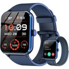 Blackview Montre intelligente Appel Bluetooth Avec 1,85" LCD Haute Définition Tracker d'activité Fréquence Cardiaque 100 Modes