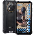 OUKITEL G1 Smartphone Robuste - 24Go+256Go Caméra 48MP - Écran 6,52" - 10600mAh - IP68 Téléphone - Double SIM 4G NFC/GPS - Noir
