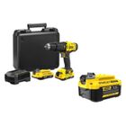 Perceuse visseuse à percussion 50 Nm - 18V - 3 Batteries : 2x2Ah +1x4Ah - STANLEY FATMAX V20 - SFMCD711D22-QW + SFMCB204-XJ