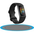 FITBIT Charge 5 - Bracelet d'activité - 6 mois d'abonnement à Premium - Noir