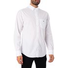 Chemise GANT Homme - Blanc - Manches longues - Col boutonné