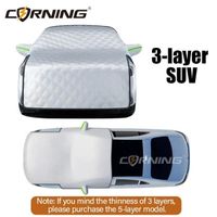 Housses de protection contre la grêle pour voiture,demi-couverture,auvent extérieur,pare-soleil,anti-grêle- 3 Layers SUV Thin