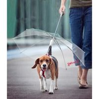 ceintures Parapluie avec laisse de chien (45 cm de diamètre ouvert)