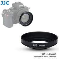 Objectif Reflex,JJC – pare soleil à vis, pour Nikon NIKKOR Z DX 16 50mm f-3.5 6.3 VR, protecteur d'objectif, matériau ABS