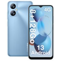 BLACKVIEW A52 Pro Smartphone 6.5" 8Go RAM + 128Go ROM 5180mAh 13MP Caméra Téléphone portable 4G Double Sim Android 13 GPS - Bleu