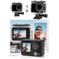 Caméra sport 4K T Ultra HD WIFI Type GOPRO 20 MPixel Support Étanche 30.0 m 90 min Wi-Fi pour Android™ / IOS