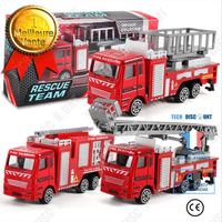 TD® 6 voiture en alliage, camion d'assainissement, camion de pompiers, camion mélangeur, camion d'ingénierie de jouet pour enfants