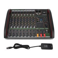 VGEBY Mixer de son numérique 8 canaux USB Bluetooth - Table de mixage pour studio et live streaming