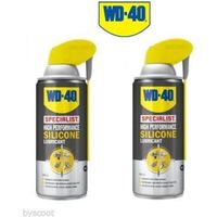2x WD 40 Lubrifiant Silicone lubrification courroie valves charnières poulie