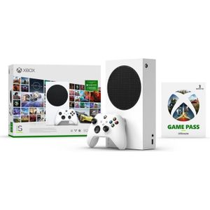 CONSOLE XBOX SERIES X Console Xbox Series S - Starter Pack - 512Go - 3 m