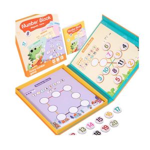 KUKUTrue® Jouet Montessori 3 4 5, Jeux Educatif 3 Ans, Jeux Magnetique Enfant, Malette Docteur Enfant, Busy Book, Motricité Fine, Cadeau 3-5 Fille