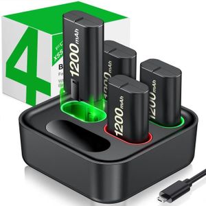 BATTERIE DE CONSOLE Batteries Q115-4PCS - Pack de batterie aste Dinofi