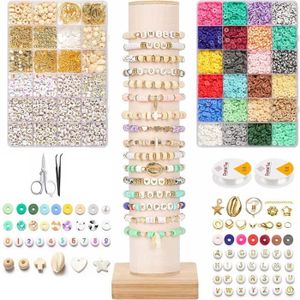 CRÉATION DE BIJOUX Perles en argile polymère avec outils pour bijoux,