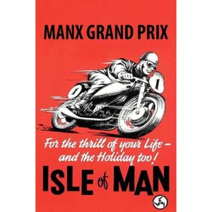 OBJET DÉCORATION MURALE Plaque Murale En Métal Pour Moto Manx Grand Prix R