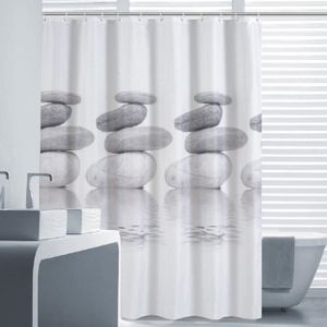 Rideau de douche en textile, Happy 240 x 200 cm cm
