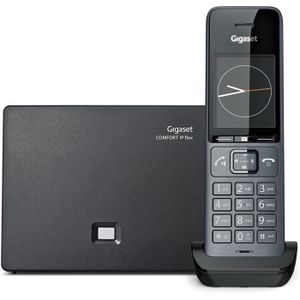 Gigaset Téléphone Fixe Sans Fil Comfort 500A Duo Argenté