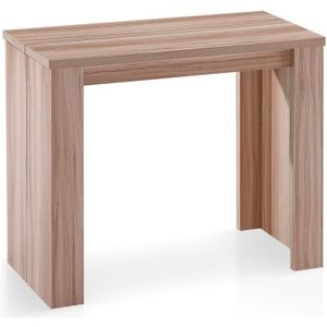 Table pied central 180 cm MOZAÏK Teinte structure MY1 Chêne