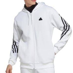SWEATSHIRT Sweat zippé Blanc Homme Adidas IC8258