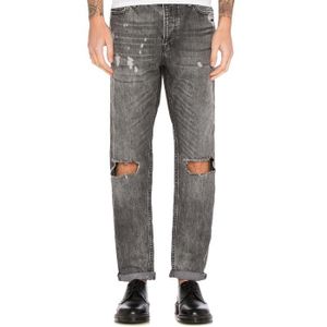 Jean homme dechire aux genoux Cdiscount