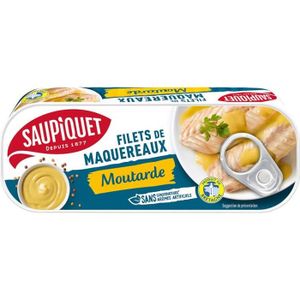 SARDINES MAQUEREAUX Maquereaux Moutarde 169g