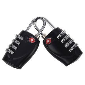 Homyl Num/érique Serrure /à Combinaison Cadenas Bagages Valise Sac de Voyage Cas Serrure de S/écurit/é TSA pour Voyager noir