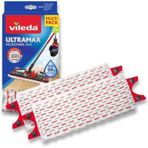 3 Pièces pour Vileda Balai Serpillere Recharge Microfibre Kit, pour Vileda  Ultramax Mop/UltraMax Plus Absorbante Recharge, pour Lavage Sol, Taches de  Nettoyage : : Cuisine et Maison