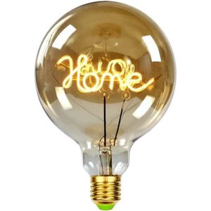 AMPOULE - LED Ampoule rétro, lettre ampoule LED ampoule Edison ampoule décorative E27 4W 220-240V chambre mariage (usage domestique)[D18112]
