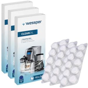 Kit de nettoyage pour machine à café 60 - 30x tablettes de nettoyage ECO -  30x