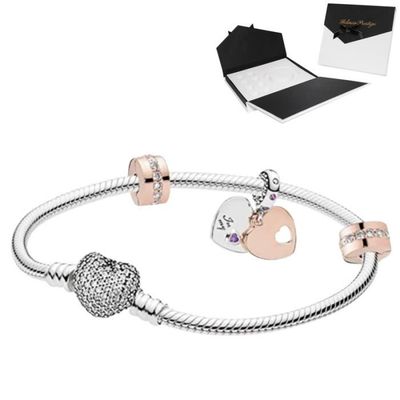 coeur pandora or rose coeur pandora or rose