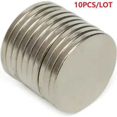 70 Aimants Puissants 18x5mm - Aimants Frigo, Tableau Blanc Et Bricolage - Noir Et Blanc