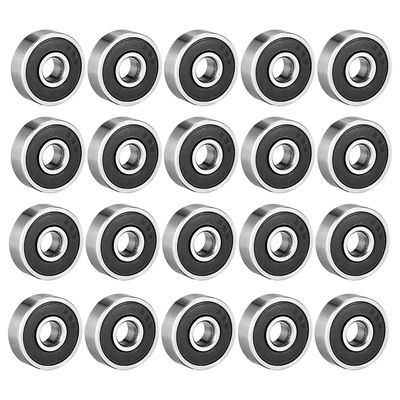 Sourcing Map 6201-2RS Roulement Billes Gorge Profonde 12mm X 32mm X