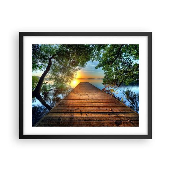 Affiche Decoration Murale Musicien Saxophoniste Noir Moderne