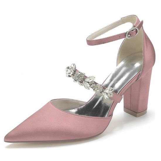 Escarpins Nina Argentés – Talon Moyen, Cuir, Pointure 9 US, Pour Soirée