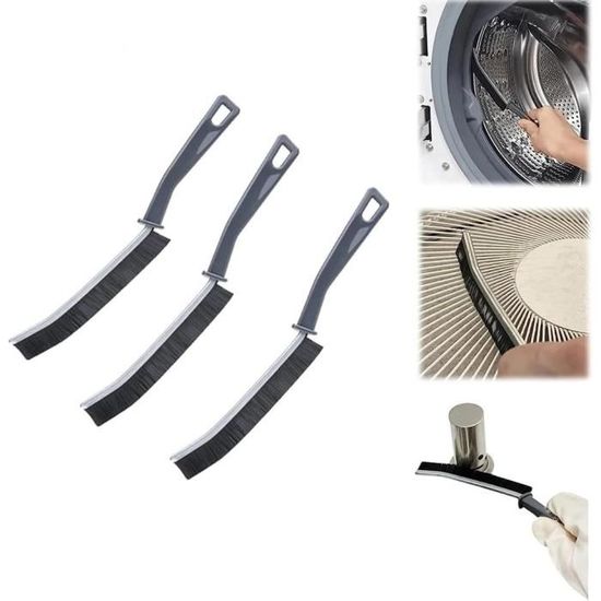 Kit De 4 Brosses De Nettoyage Pour Interstices - Joints Carrelage, Poils Durs - Cuisine, Salle De Bain