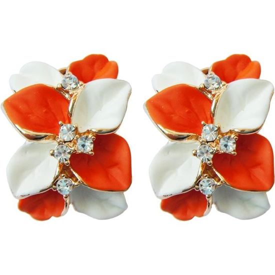 Taratata France Boucles d'oreilles pendantes en or à l'ambre - En vente sur France