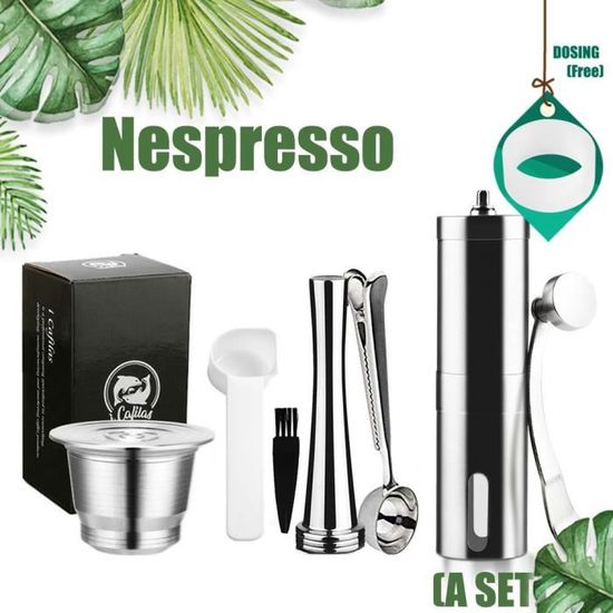 Petit déjeuner - Café,Nespresso capsules de café jetables Pour Nespresso,  tasse filtre à café, fournitures de - Type 500 Sets Black - Cdiscount  Electroménager