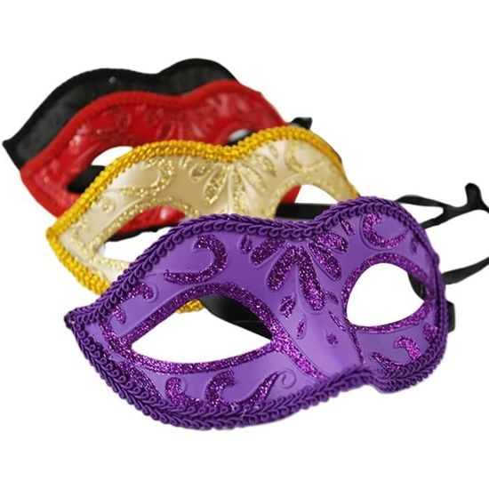 Filles Mascarade Masque Décoration Enfant Halloween Mardi Gras Masque,  Carnaval Demi-Masque Facial, Jouets Imperméables en Pla[360] - Cdiscount  Maison