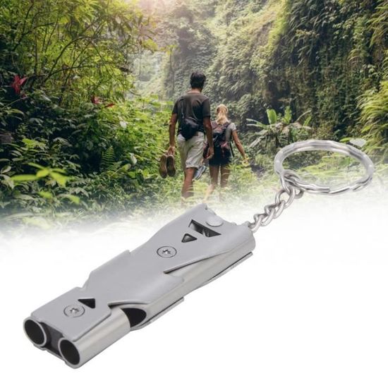 Sifflet Survie Acier Inoxydable T-Best - Urgence Outdoor Randonnée EDC